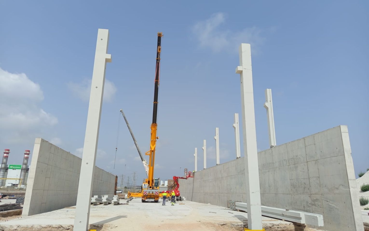 Construcción de la nueva terminal de Sevitrade